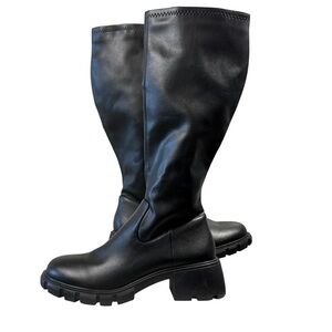 Steve Madden womens mid calf boots, size 12 , black, NWOT Feel